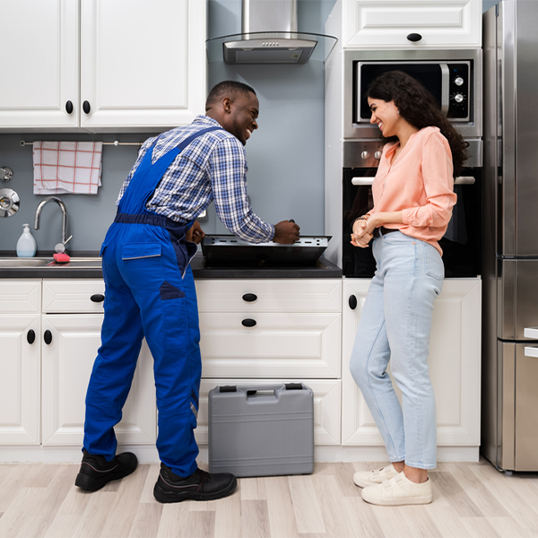 can you provide an estimate for cooktop repair before beginning any work in Union Star Missouri